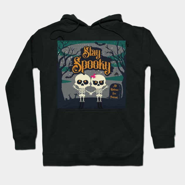 Skeleton Love Hoodie by All Hallows Eve Podcast 